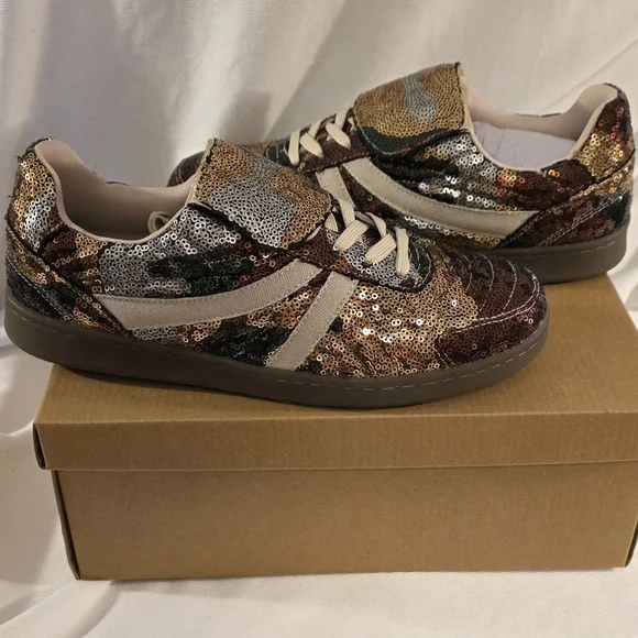Steve Madden Madrid Camo Sequin Sneakers - Picture 4 of 5